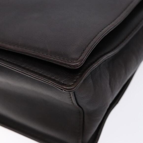 GUCCI Bamboo Shoulder Bag Leather Dark Brown 001 001 - Picture 10 of 16